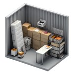 Self Store 4-5 négyzetméter raktár 1 szobás lakás bútorainak 