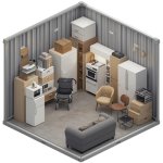 Self Store 9-12 négyzetméter raktár 3 szobás lakás bútorainak