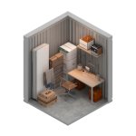 Self Store 1-3 négyzetméteres raktár garzon lakás bútorainak