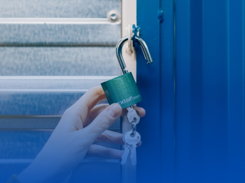 Residential storage unit lockable with your own padlock | © Self Store Budapest