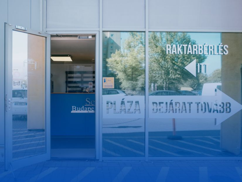 Ügyfélszolgálati iroda a Self Store Óbuda raktárépületben | © Self Store Budapest