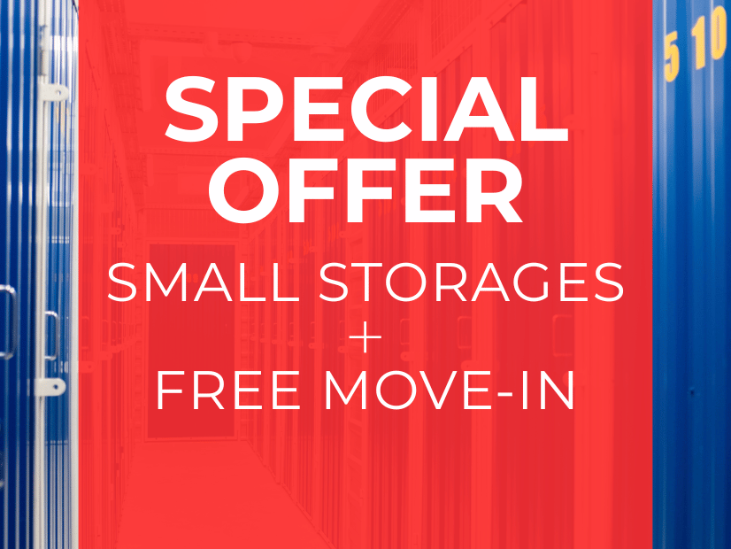 Mini storage units on offer in Újbuda, with free move-in service. | © Self Store Budapest