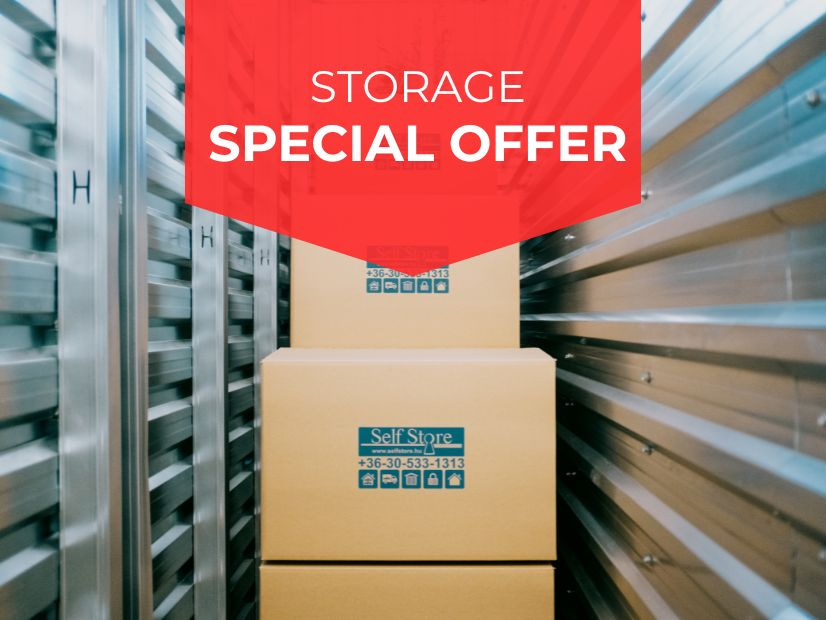 Self Store Special Offer - discounted storage units to let in Budapest 19 | © Self Store Budapest