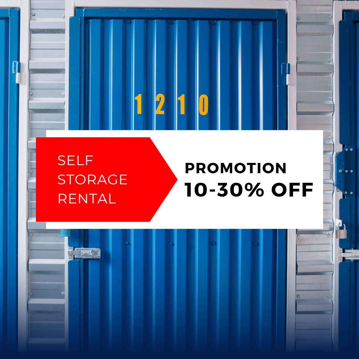 Self Store promotion - self storage rental -10-30% | © Self Store Budapest