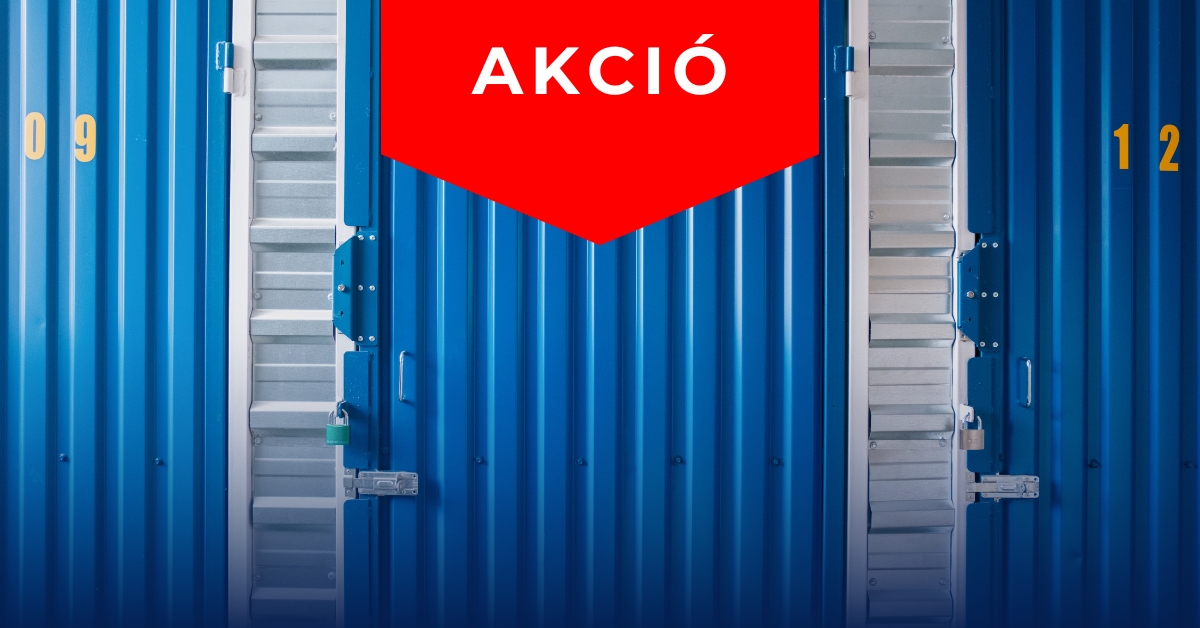 Raktár bérlés akció - 10-30% kedvezmény Self Store raktárakra | © Self Store Budapest