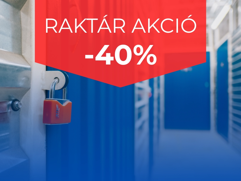 Olcsó, akciós raktár bérlés Debrecenben - 40% kedvezmény raktár bérlésre a Self Store Debrecennél | © Self Store Debrecen