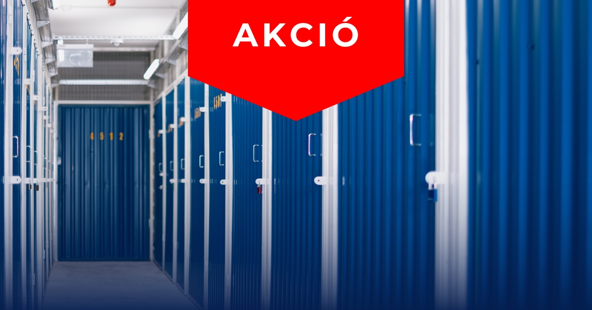 Raktár bérlés akció - +1 hónap ingyen a Self Store-nál | © Self Store Budapest