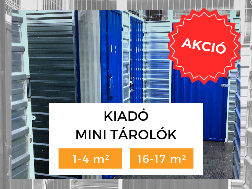 Kiadó raktárak akciós áron | © Self Store Debrecen