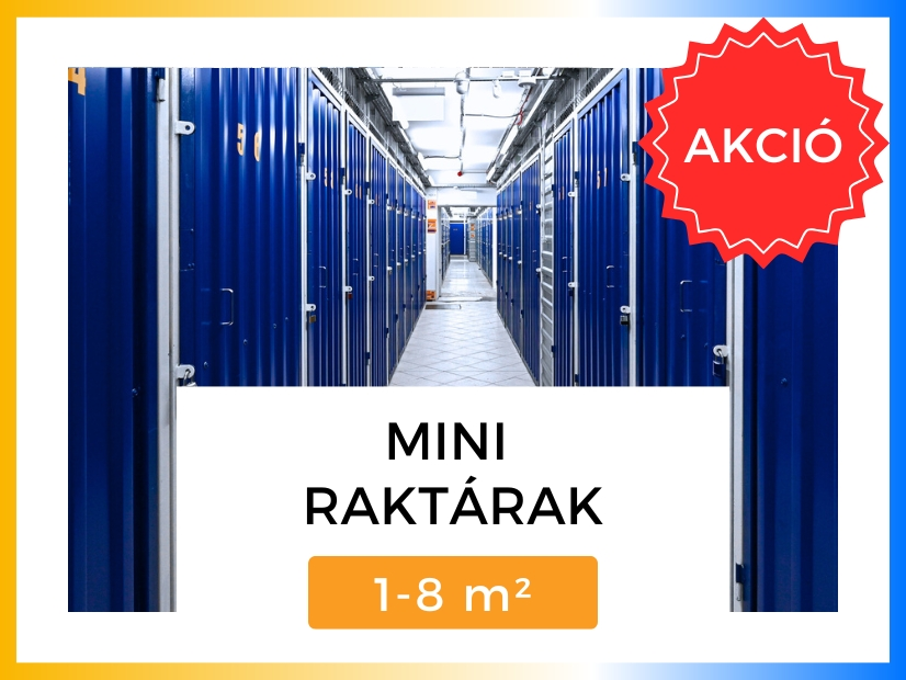 Akciós mini raktárak Újbudán | © Self Store Budapest