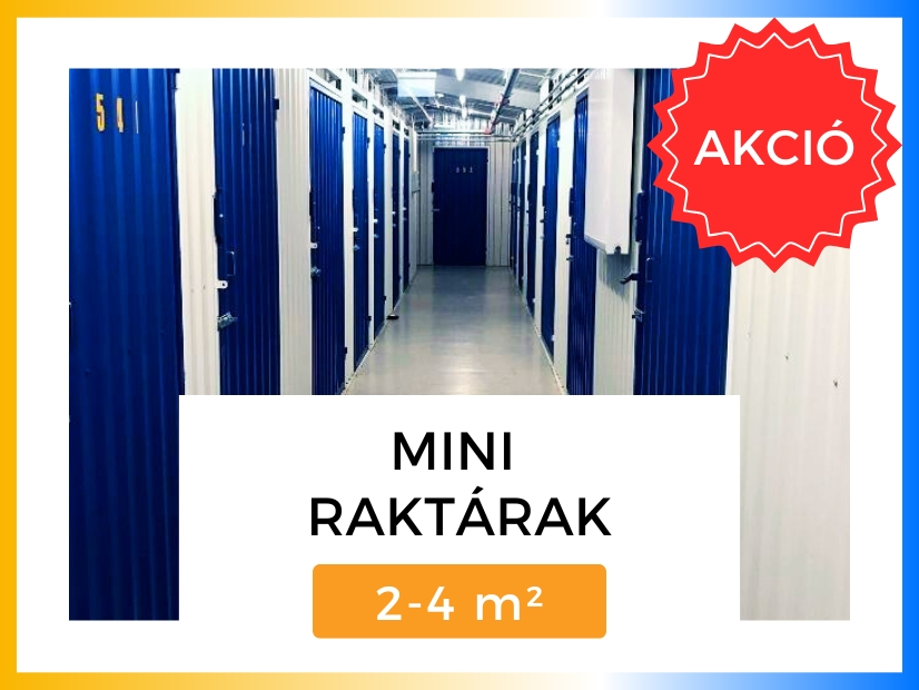 Akciós mini raktárak Zuglóban | © Self Store Budapest