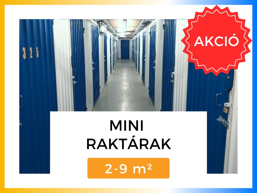 Akciós mini raktárak Budafokon | © Self Store Budapest